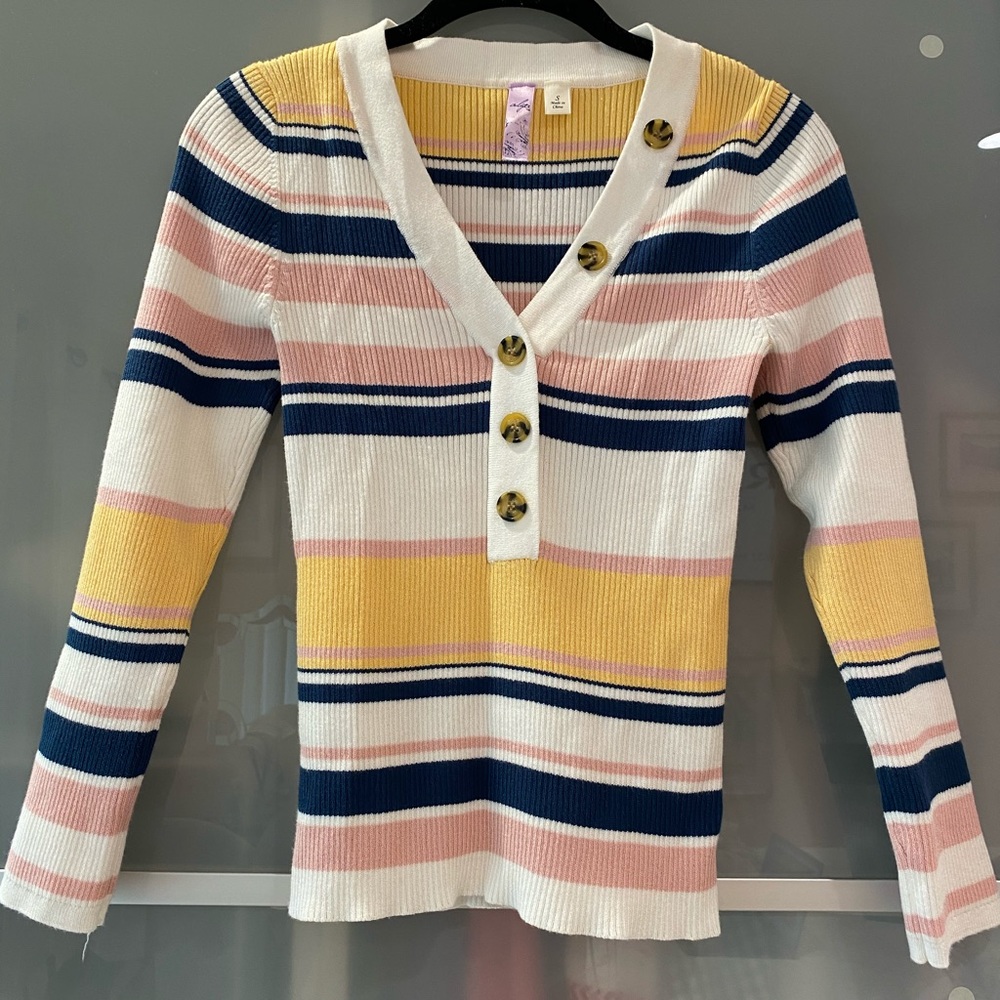 Francesca’s striped sweater